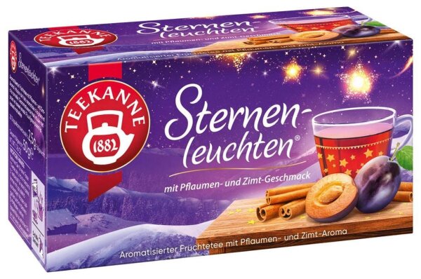 TEEKANNE Sternenleuchten Tee 20 Portionen
