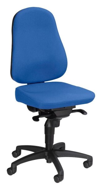 Topstar Bürostuhl Body Balance 50, BAL50T26 Stoff blau, Gestell schwarz