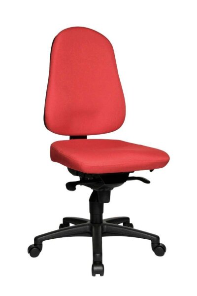 Topstar Bürostuhl Body Balance 50, BAL50T21 Stoff rot, Gestell schwarz