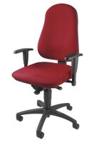 Topstar Bürostuhl Body Balance 50, BAL50T21 Stoff rot, Gestell schwarz