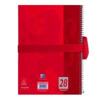 OXFORD Schlampermäppchen rot, 22,0 x 7,0 cm