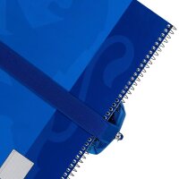 OXFORD Schlampermäppchen blau, 22,0 x 8,0 cm