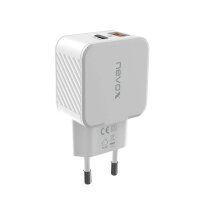 nevox USB PD TYPE C + QC3.0 / PPS Ladeadapter weiß,...