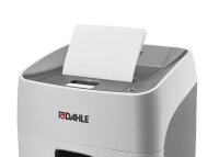 DAHLE ShredMATIC 300 Aktenvernichter mit Partikelschnitt P-5, 2 x 15 mm, bis 300 Blatt, grau
