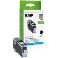KMP H108  schwarz Druckerpatrone kompatibel zu HP 364...