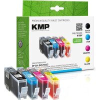 KMP H108V  schwarz, cyan, magenta, gelb Druckerpatronen...