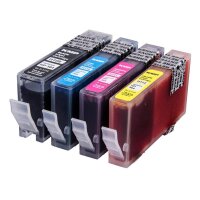 KMP H108V  schwarz, cyan, magenta, gelb Druckerpatronen kompatibel zu HP 364 (N9