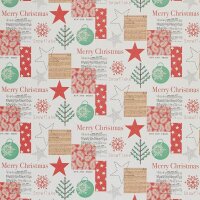 JUNG SCHÖNER VERPACKEN Geschenkpapier Aberdeen Weihnachten mehrfarbig beidseitig