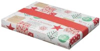 JUNG SCHÖNER VERPACKEN Geschenkpapier Aberdeen Weihnachten mehrfarbig beidseitig