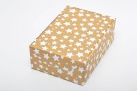 JUNG SCHÖNER VERPACKEN Geschenkpapier Diadem Sterne weiß mehrfarbig, 20,0 m