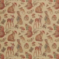 JUNG SCHÖNER VERPACKEN Geschenkpapier Vintage Waldtiere mehrfarbig, 20,0 m