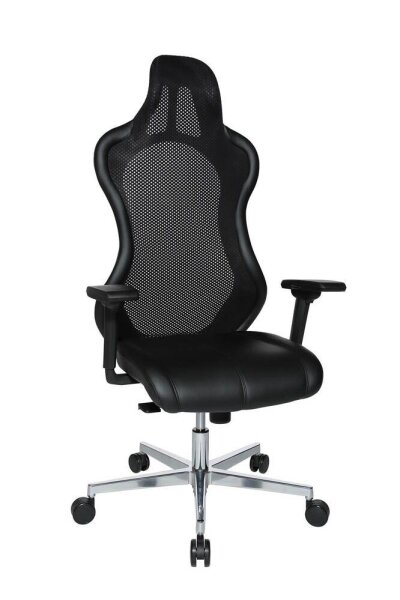 Topstar Bürostuhl Open Chief Premium, SR79WTW3S100 Stoff schwarz, Gestell alu
