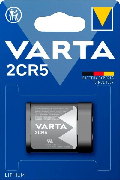 VARTA Batterie 2CR5 Lithium Fotobatterie 6,0 V, 1 St.