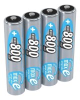 ANSMANN Akkus Ni-MH Micro AAA 800 mAh, 4 St.