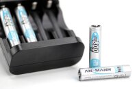 ANSMANN Akkus Ni-MH Micro AAA 800 mAh, 4 St.