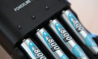 ANSMANN Akkus Ni-MH Micro AAA 800 mAh, 4 St.