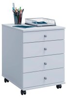 VCM my office Lona Rollcontainer weiß 4...