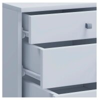 VCM my office Lona Rollcontainer weiß 4 Auszüge 42,0 x 50,0 x 57,0 cm