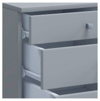 VCM my office Lona Rollcontainer grau 4 Auszüge 42,0 x 75,0 x 57,0 cm