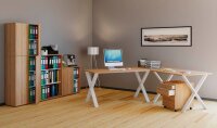 VCM my office Lona Rollcontainer grau 4 Auszüge 42,0 x 75,0 x 57,0 cm