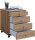 VCM my office Lona Rollcontainer grau 4 Auszüge 42,0 x 75,0 x 57,0 cm