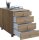 VCM my office Lona Rollcontainer grau 4 Auszüge 42,0 x 75,0 x 57,0 cm