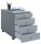 VCM my office Lona Rollcontainer grau 4 Auszüge 42,0 x 75,0 x 57,0 cm
