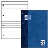 OXFORD Briefblock Schule gelocht DIN A4 liniert Lineatur...