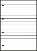 OXFORD Briefblock Schule gelocht DIN A4 liniert Lineatur...
