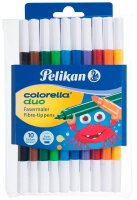 Pelikan Colorella Duo C407 Filzstifte farbsortiert, 10 St.