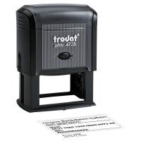 trodat Textstempel, individualisierbar 4928 IBAN...