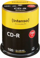 Intenso CD-R 700 MB, 100 St.