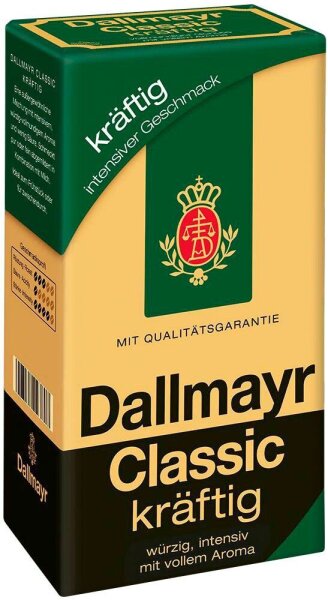 Dallmayr Classic kräftig Kaffee, gemahlen, 500 g