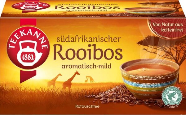 TEEKANNE südafrikanischer Rooibos Tee 20 Portionen