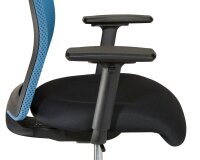 Topstar Bürostuhl Free Point, PA10TW1MP0CQ8 Stoff blau, Gestell schwarz