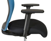 Topstar Bürostuhl Free Point, PA10TW1MP0CQ8 Stoff blau, Gestell schwarz