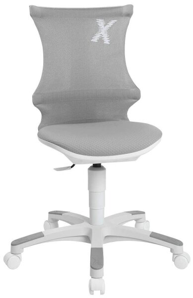 Topstar Kinderdrehstuhl Sitness X Chair 10, FX130CR33 Stoff grau, Gestell weiß