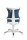 Topstar Kinderdrehstuhl Sitness X Chair 10, FX130CR55 Stoff blau, Gestell weiß