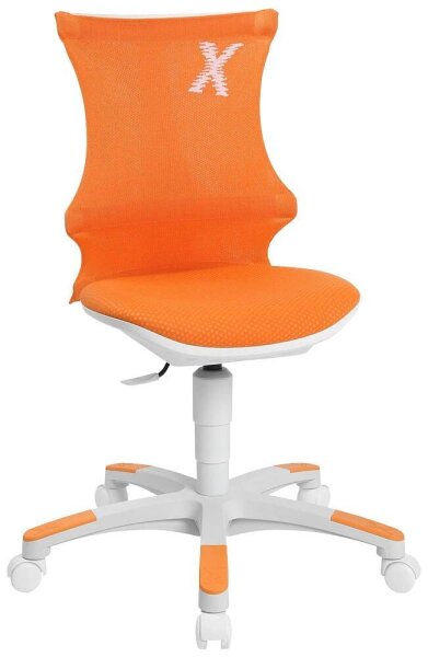 Topstar Kinderdrehstuhl Sitness X Chair 10, FX130CR44 Stoff orange, Gestell weiß