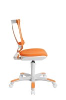 Topstar Kinderdrehstuhl Sitness X Chair 10, FX130CR44 Stoff orange, Gestell weiß