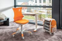 Topstar Kinderdrehstuhl Sitness X Chair 10, FX130CR44 Stoff orange, Gestell weiß