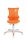 Topstar Kinderdrehstuhl Sitness X Chair 10, FX130CR44 Stoff orange, Gestell weiß