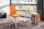 Topstar Kinderdrehstuhl Sitness X Chair 10, FX130CR44 Stoff orange, Gestell weiß
