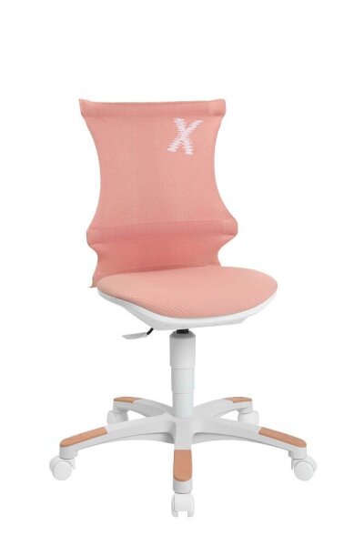Topstar Kinderdrehstuhl Sitness X Chair 10, FX130CR11 Stoff rosa, Gestell weiß