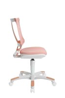 Topstar Kinderdrehstuhl Sitness X Chair 10, FX130CR11 Stoff rosa, Gestell weiß