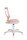 Topstar Kinderdrehstuhl Sitness X Chair 10, FX130CR11 Stoff rosa, Gestell weiß