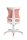 Topstar Kinderdrehstuhl Sitness X Chair 10, FX130CR11 Stoff rosa, Gestell weiß
