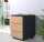 VCM my office Dalosa Rollcontainer anthrazit, eiche 3 Auszüge 39,0 x 45,0 x 55,0 cm