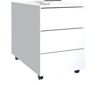 VCM my office Dalosa Rollcontainer weiß 3 Auszüge 39,0 x 70,0 x 55,0 cm