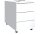 VCM my office Dalosa Rollcontainer weiß 3 Auszüge 39,0 x 70,0 x 55,0 cm